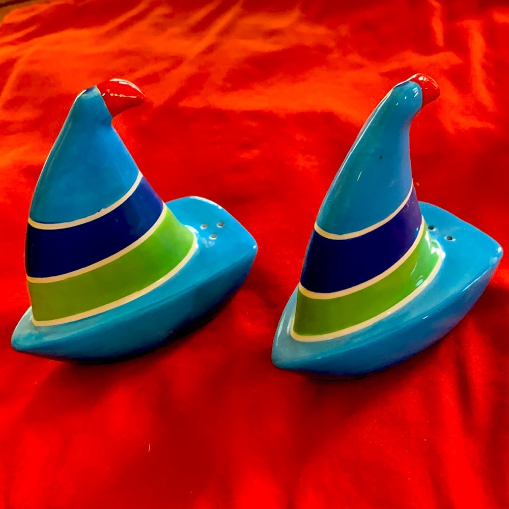 Sail boat Salt and Pepper Shakers